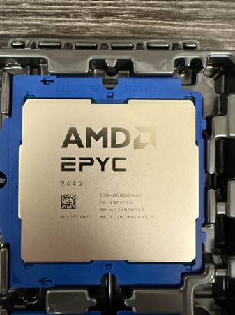 AMD EPYC 9645 PROCESSORS 96-core - SP5 - UNLOCKED - ZEN 5 TURIN(Aventura) image 2