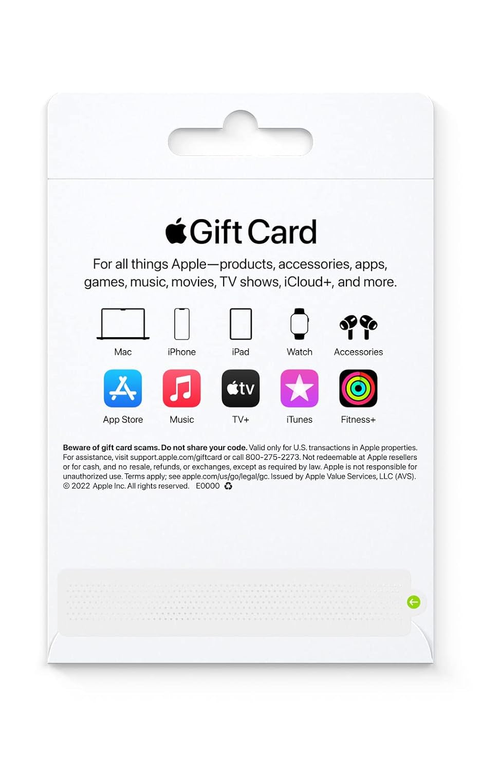 Additional image of Apple Gift Card $100 ( US Only - Digital Code )