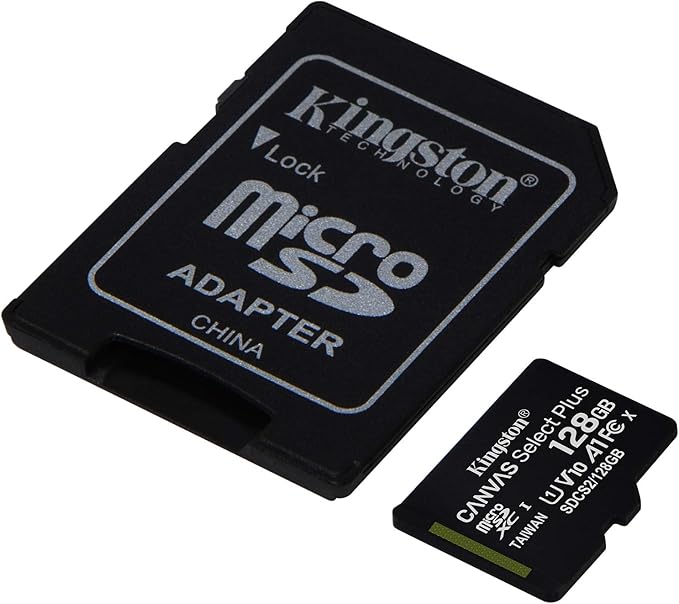 Kingston Canvas Select Plus microSD Card SDCS2/128 GB Class 10 (SD Adapter Included) image 2