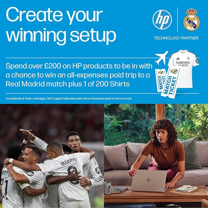 HP DeskJet 2820e All in One Printer | Perfect for Home | Colour | Wireless | Print, Scan & Copy | 3 Months of Instant Ink Included Easy Setup & Reliable Wi-Fi| Cement image 2