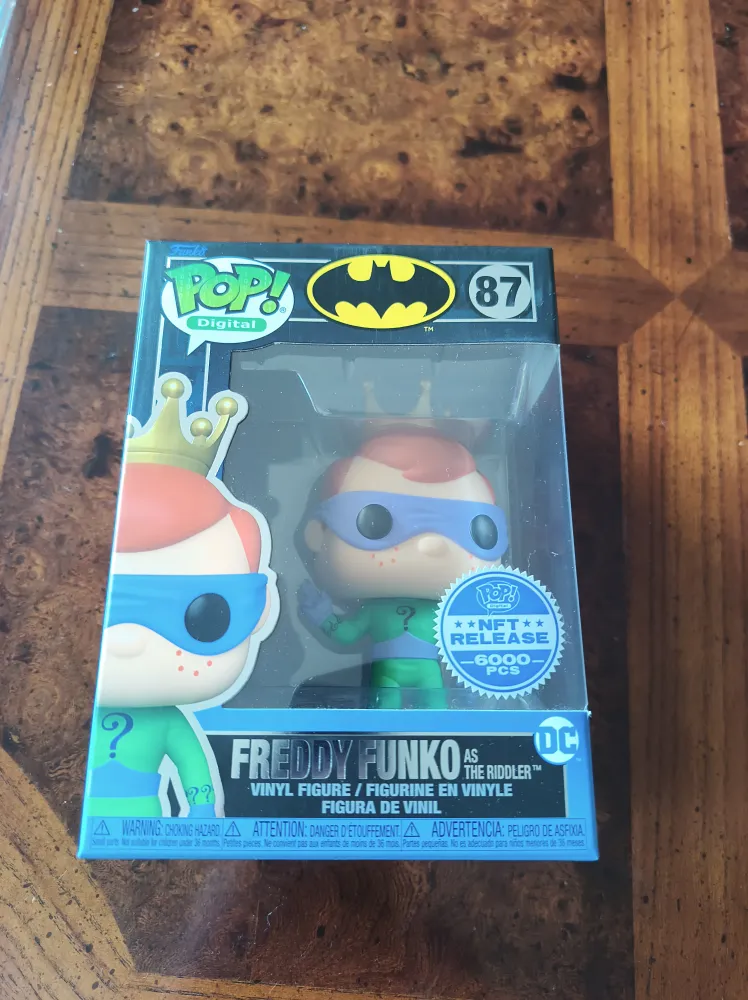 Freddy Funko as The Riddler Pop (Redeemed Digital) image 2