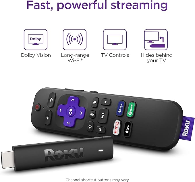 Roku 3820EU Streaming Stick 4K | HD/4K/HDR Streaming Media Player, Black image 2