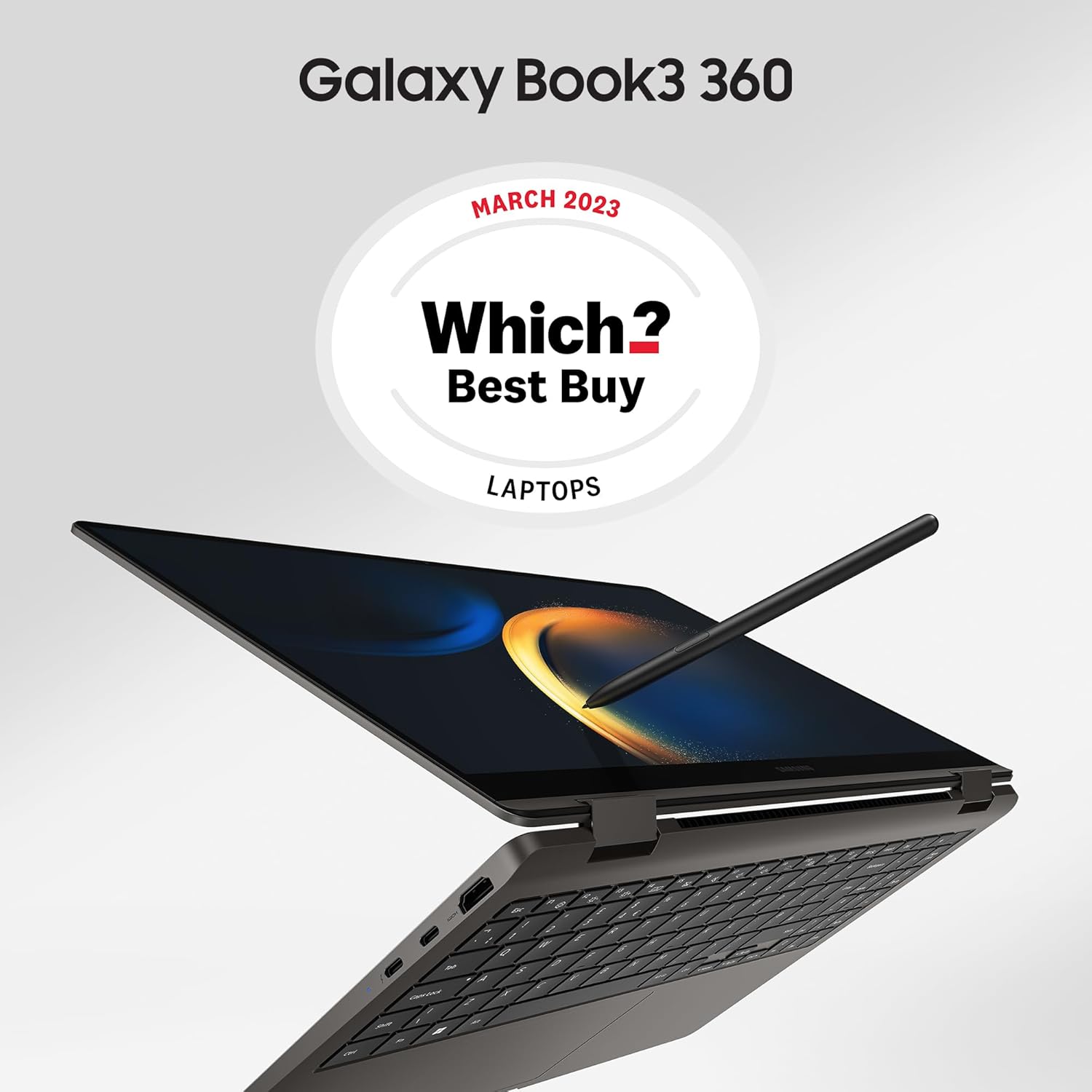 Additional image of Samsung Galaxy Book3 360 | 13,3" Full-HD Display | Intel Core i7 | 16 GB RAM | 512 GB SSD | Intel HD Graphics 620 | Windows 11 | QWERTY Keyboard Layout | Graphite