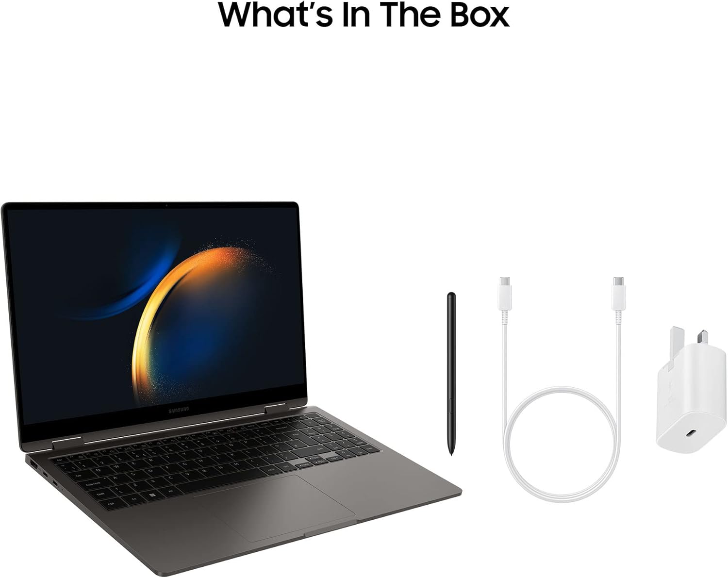 Additional image of Samsung Galaxy Book3 360 | 13,3" Full-HD Display | Intel Core i7 | 16 GB RAM | 512 GB SSD | Intel HD Graphics 620 | Windows 11 | QWERTY Keyboard Layout | Graphite