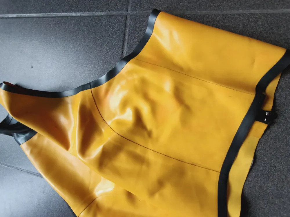 yellow latex top image 5