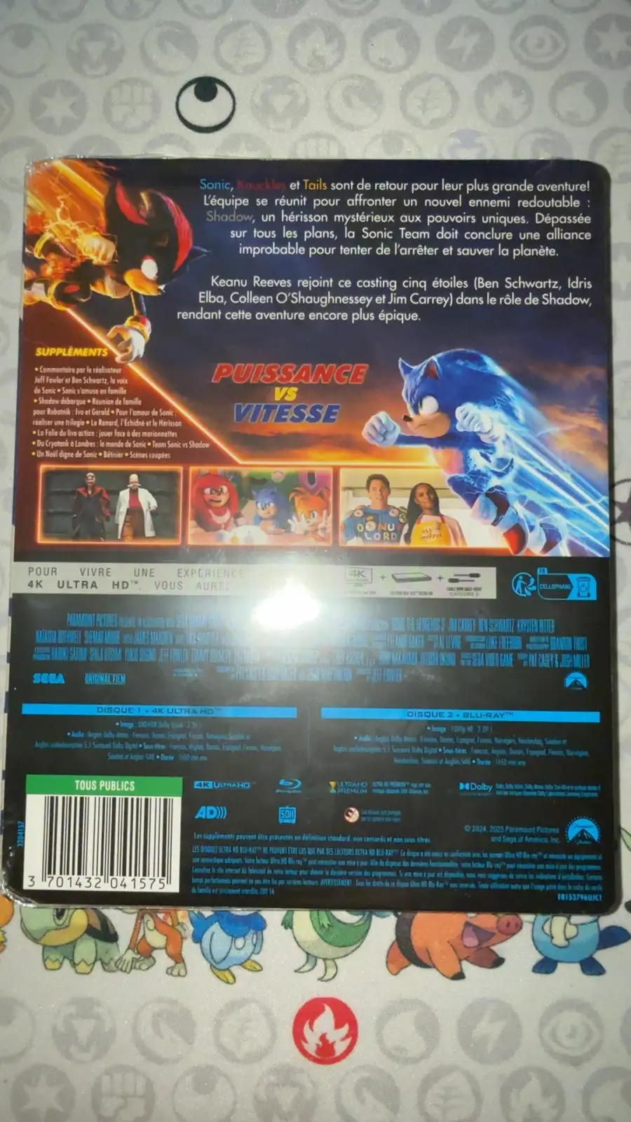 Sonic 3 steelbook edition shadow and sonic image 4