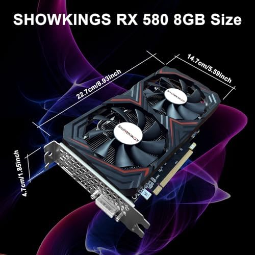 Additional image of Radeon RX 580 8GB Graphics Card, 256Bit 2048SP GDDR5 AMD