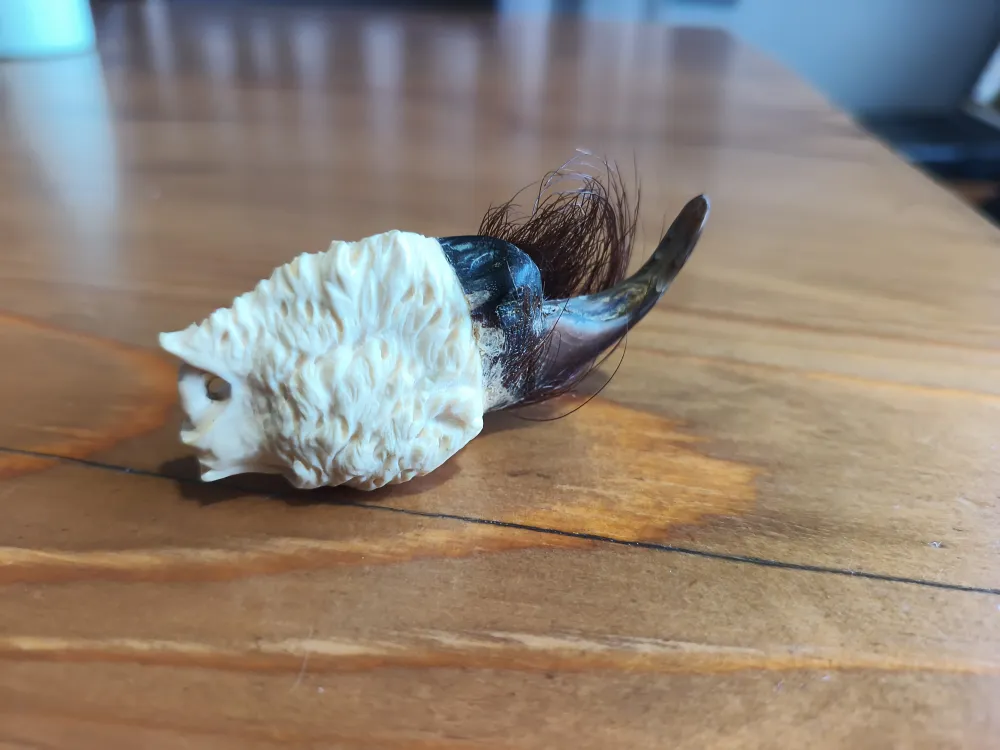 Authentic Mammoth Ivory & Bear Claw Amulet - Yakutia - COA Included image 2