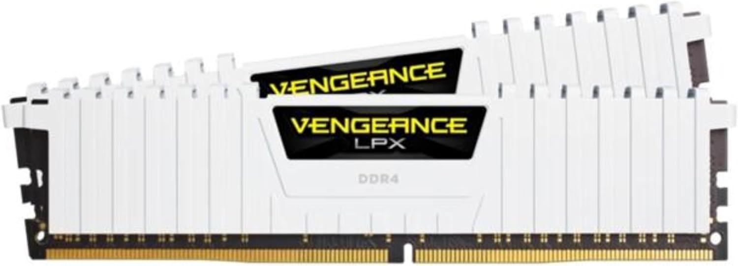 CORSAIR VENGEANCE LPX DDR4 RAM 32GB (2x16GB) 3200MHz Computer Memory - White