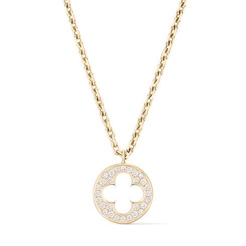 Louis Vuitton Empreinte Pendant, yellow gold and diamonds image 2