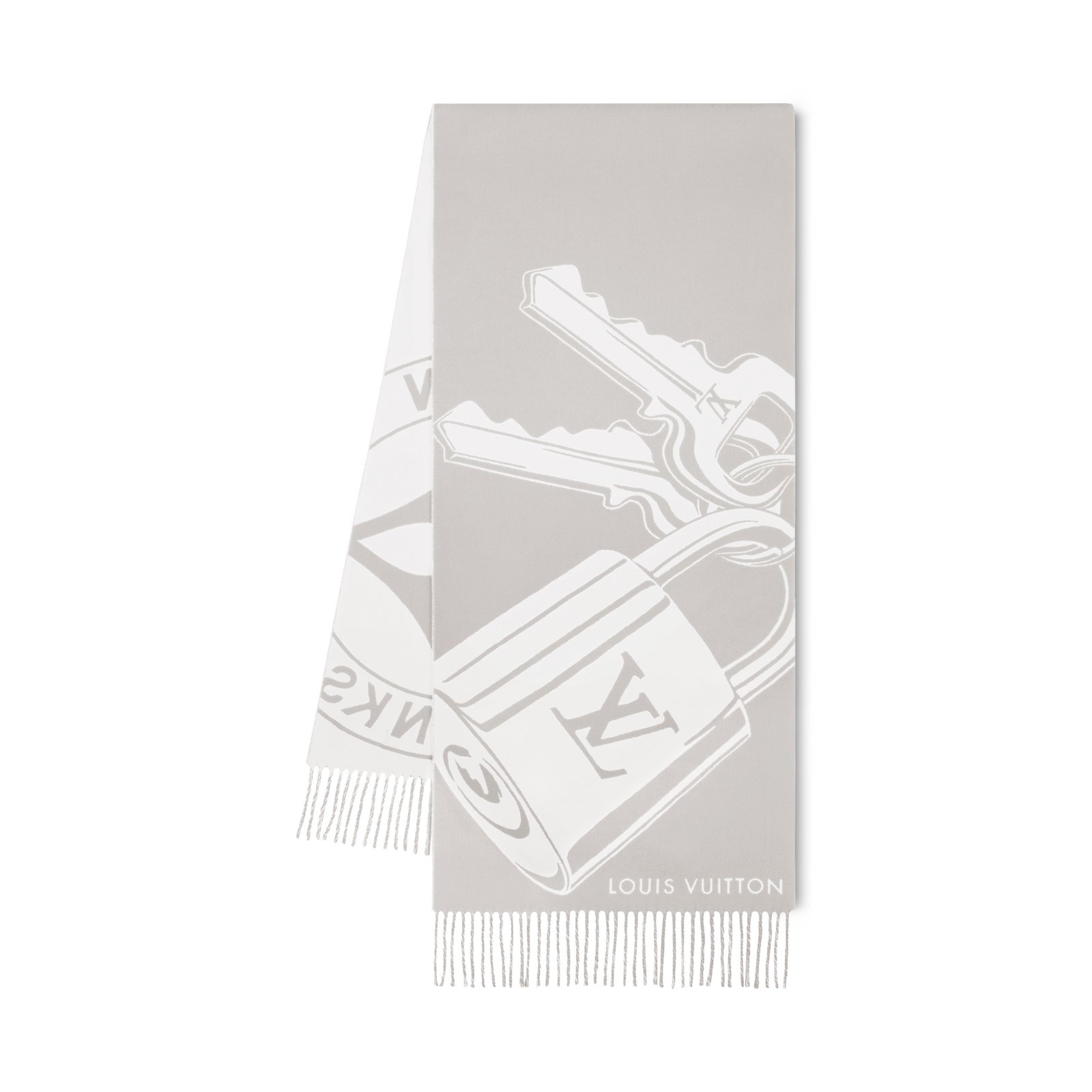 Louis Vuitton Lock And Keys Scarf