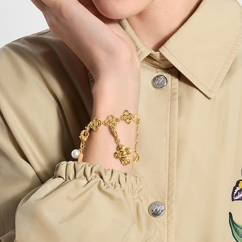 Louis Vuitton LV Mini Vivienne Gold-Tone Charm image 3