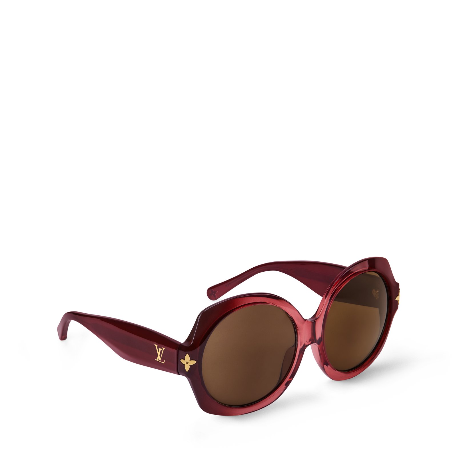 Louis Vuitton LV Aura Flower Round Sunglasses