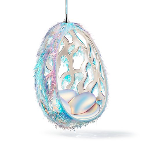 Louis Vuitton Iridescent Cocoon Arty Dichroic - Unique Piece