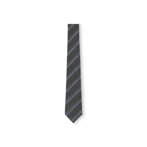 Louis Vuitton LV Flowers Stripes Tie