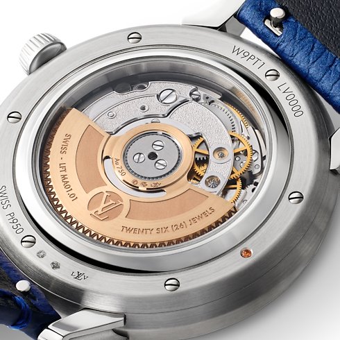 Louis Vuitton Tambour Convergence Watch, Automatic, 37 mm, platinum and diamonds image 3