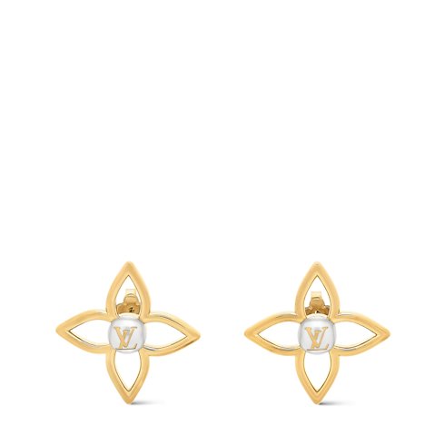 Louis Vuitton Pearly Flower Earrings