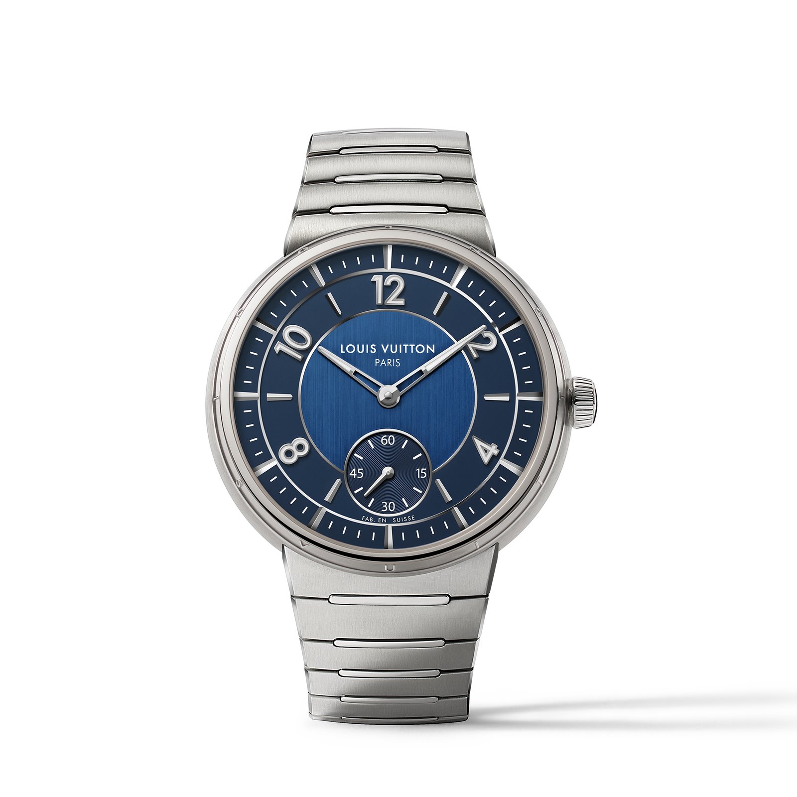 Louis Vuitton Tambour Watch, Automatic, 40 mm, steel