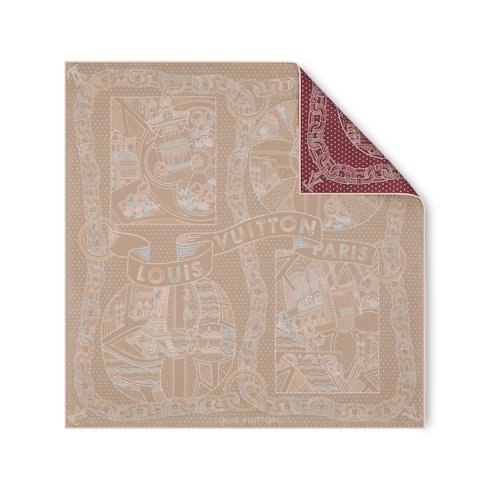 Louis Vuitton Promenade Parisienne 70 Square Scarf
