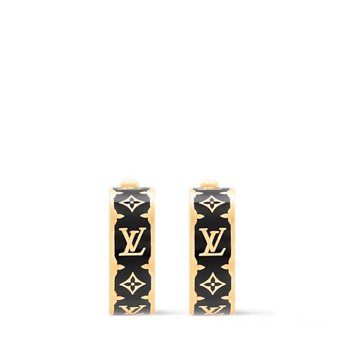 Louis Vuitton Nanogram Enamel Earrings