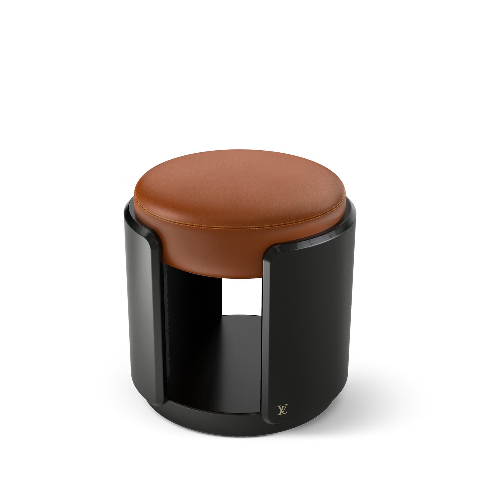 Louis Vuitton Céleste Stool - Black Lacquer