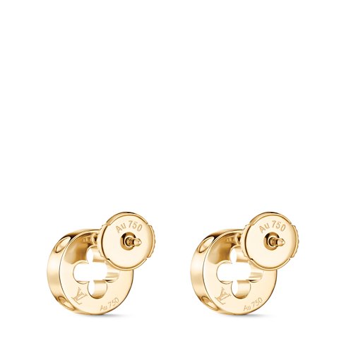 Louis Vuitton Empreinte Stud Earrings, yellow gold and diamonds image 3