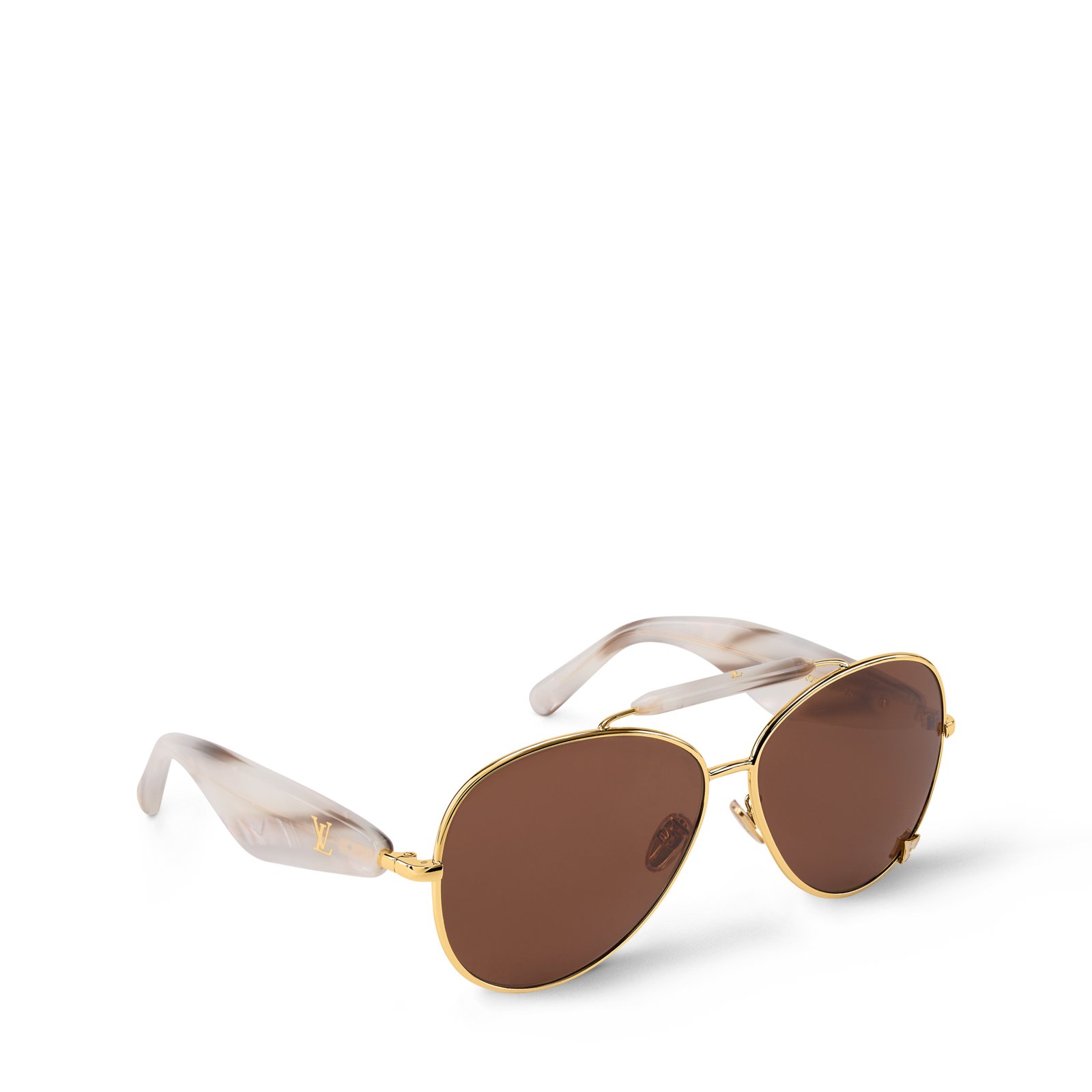 Louis Vuitton LVision Lightweight Aviator Sunglasses