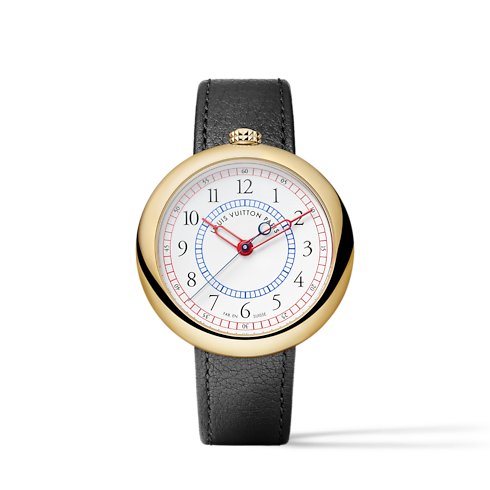 Louis Vuitton Monterey Watch, Automatic, 39 mm, yellow gold
