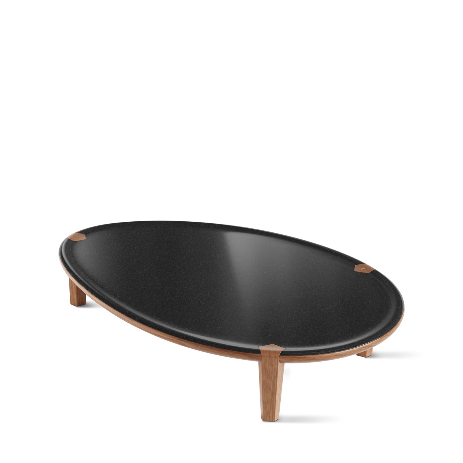 Louis Vuitton Aqua Low Coffee Table - Black Granite
