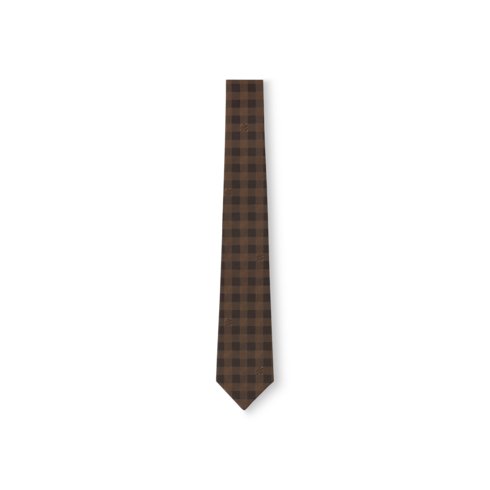 Louis Vuitton Checked Tie