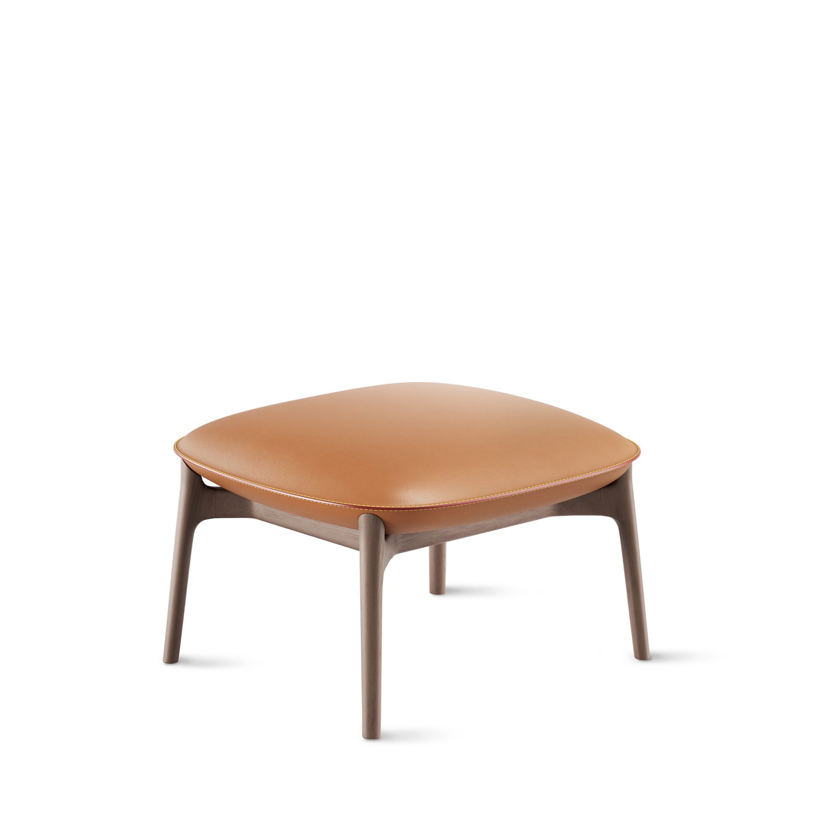 Louis Vuitton Collar Lounge Stool - Caramel / Walnut