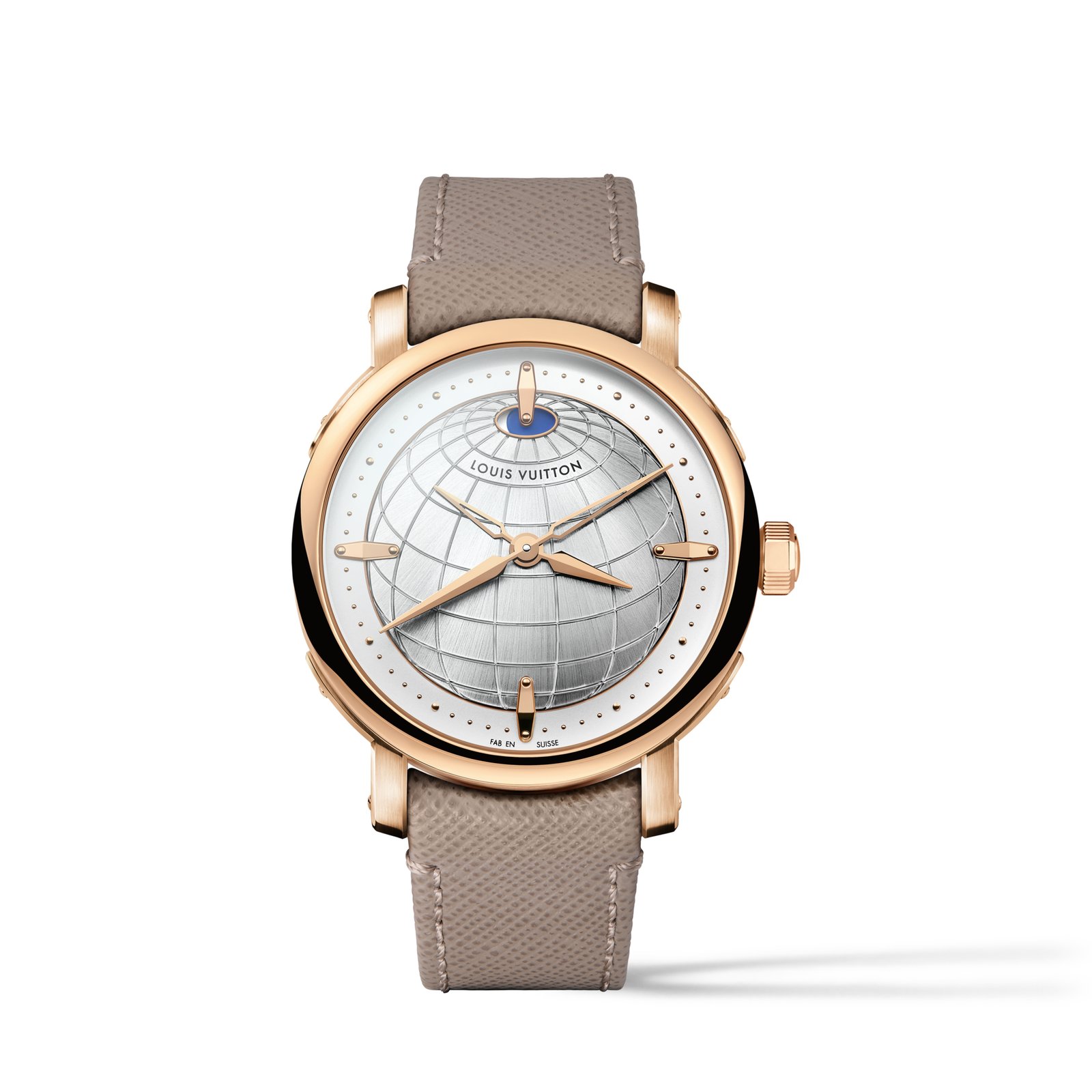 Louis Vuitton Escale Twin Zone Watch, Automatic, 40 mm, rose gold