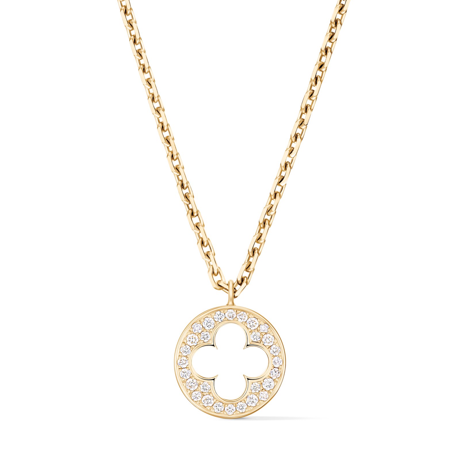 Louis Vuitton Empreinte Pendant, yellow gold and diamonds