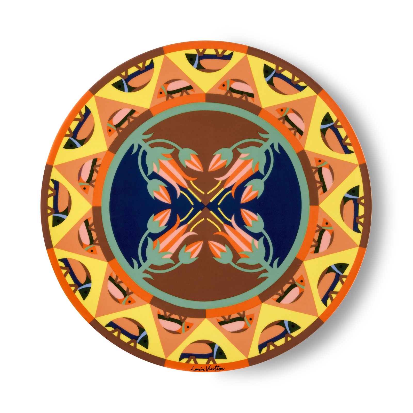 Louis Vuitton Animali Fantastici Flowers Serving Plate