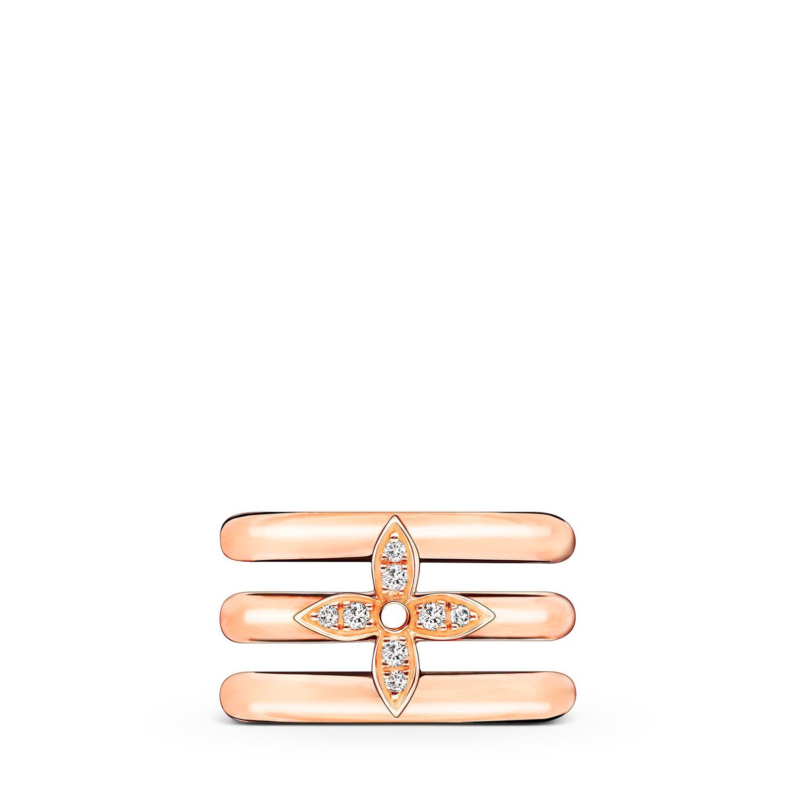 Louis Vuitton Idylle Blossom Ear Cuff, rose gold and diamonds - Sold Individually