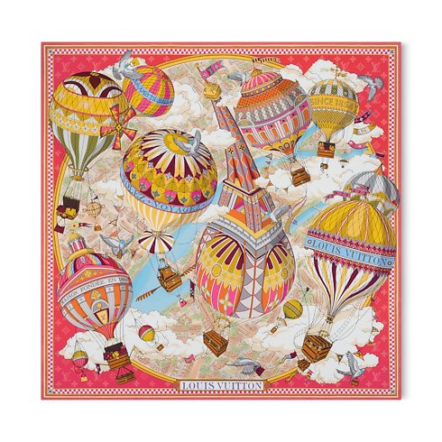 Louis Vuitton From The Cloud 90 Square Scarf
