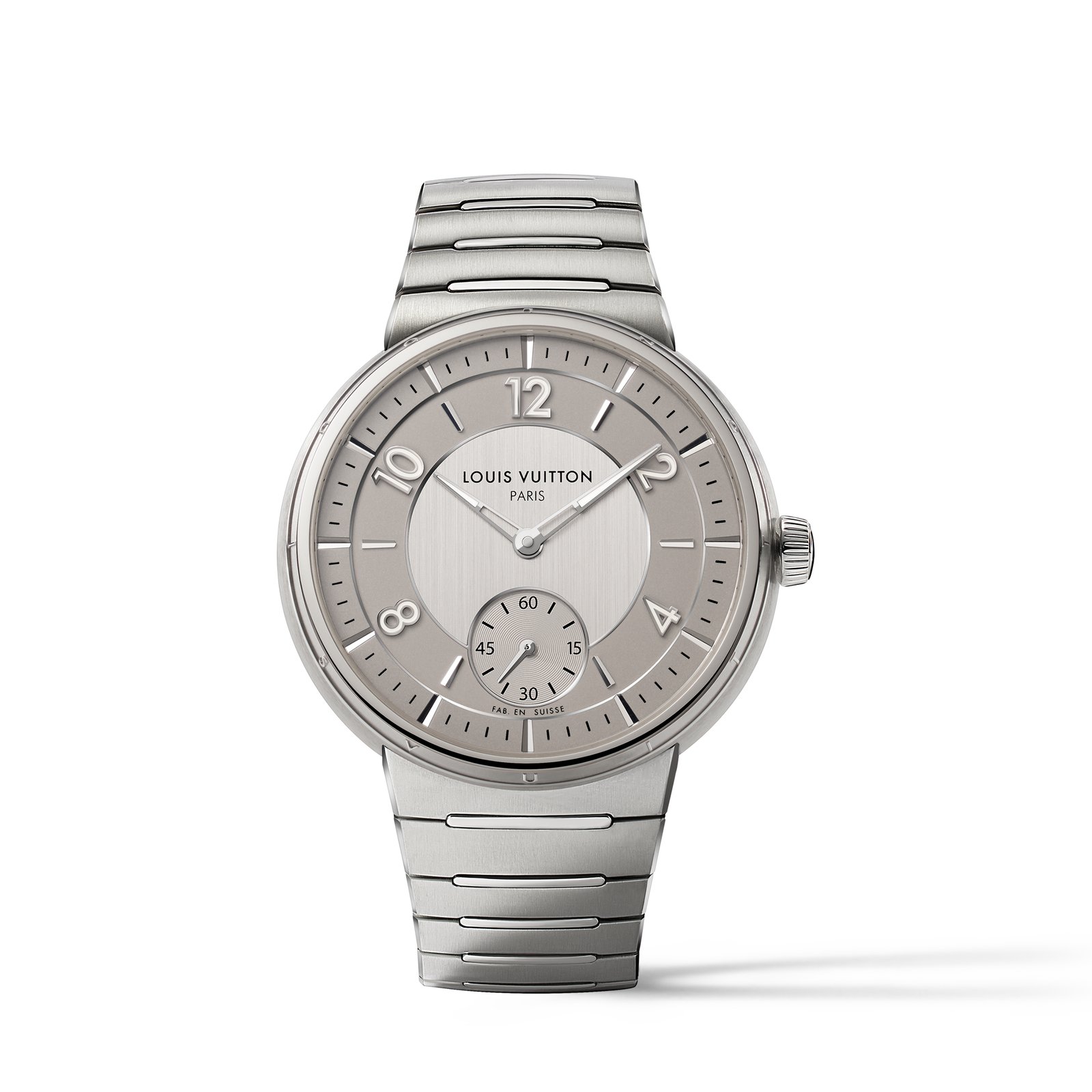 Louis Vuitton Tambour Watch, Automatic, 40 mm, steel