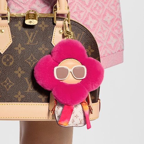 Louis Vuitton Vivienne Fashionista Tie & Dye Bag Charm image 2