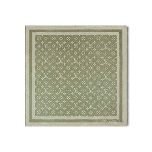 Louis Vuitton Monogram Silhouette Denim 55 Square Scarf