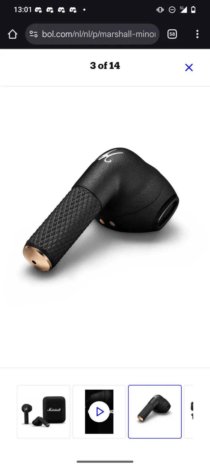 Marshall Minor III - Fully Wireless Earbuds - Black image 2