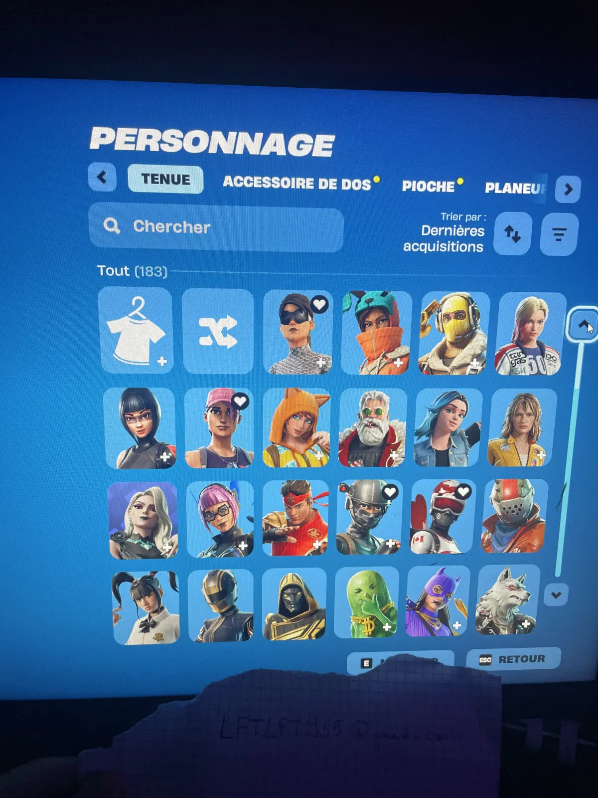 fortnite account og rare hache léviatant, minty, skin glow, chapter 2 compte fortnite rare image 3