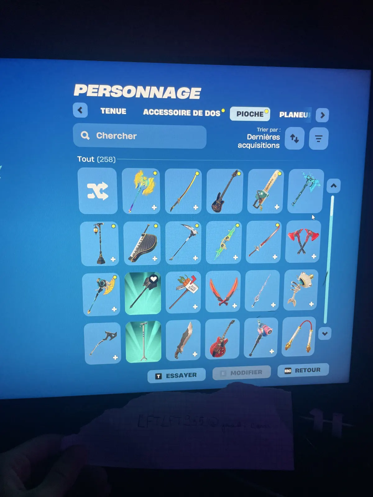 fortnite account og rare hache léviatant, minty, skin glow, chapter 2 compte fortnite rare image 4