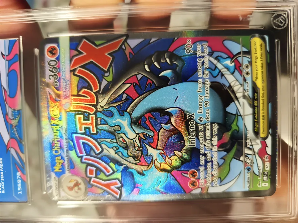 GRADED Mega charzard Inferno x Card