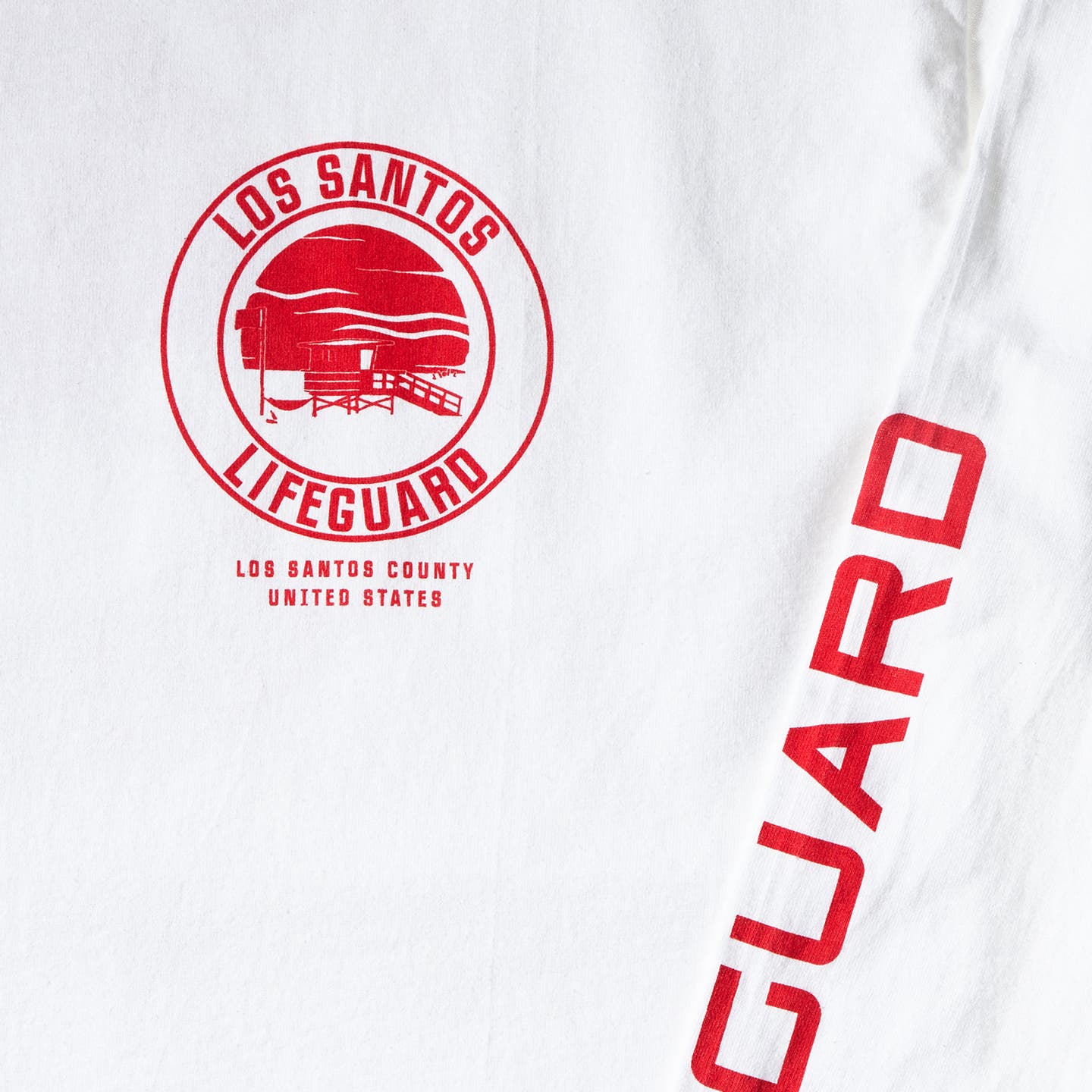 White Los Santos Lifeguard Tee image 3