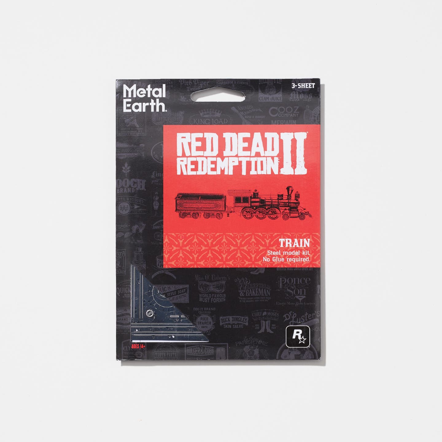 Red Dead Redemption 2 Metal Earth Train 3D Puzzle image 3