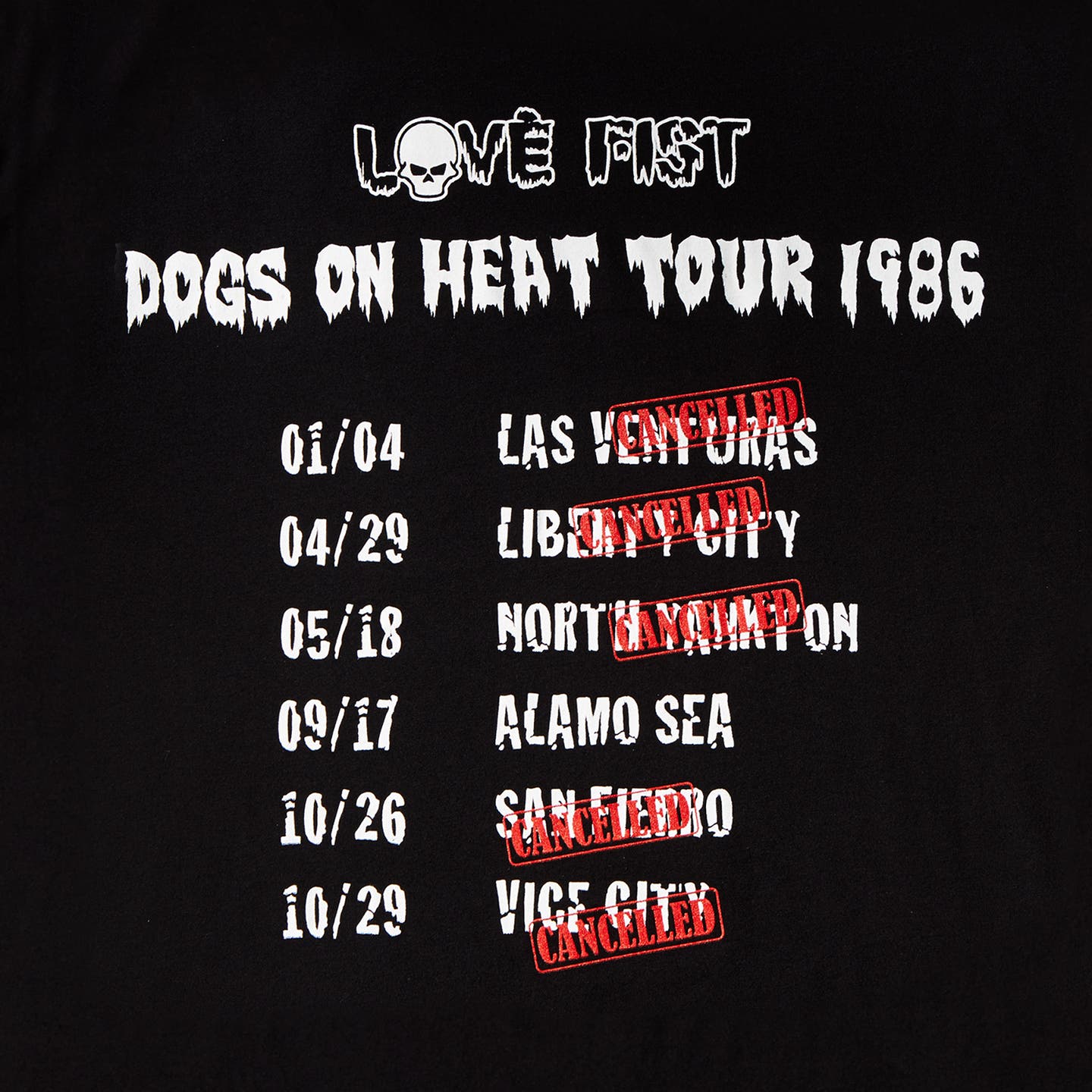 Love Fist Tour Tee image 4