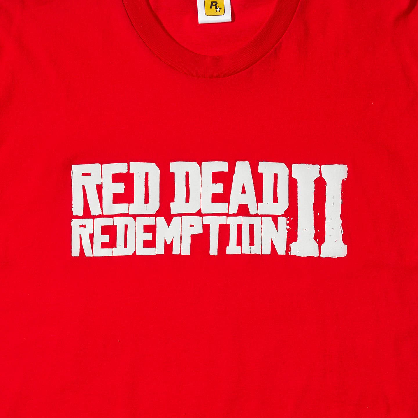 White on Red, Red Dead Redemption 2 Logo Tee image 2