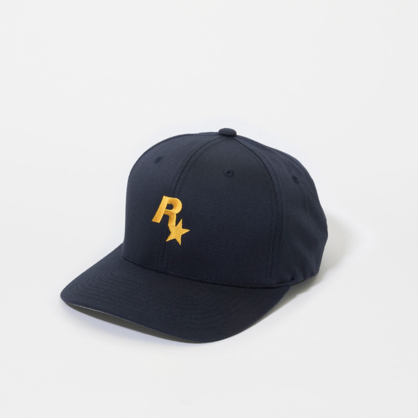 Rockstar Baseball Cap: Navy and Gold