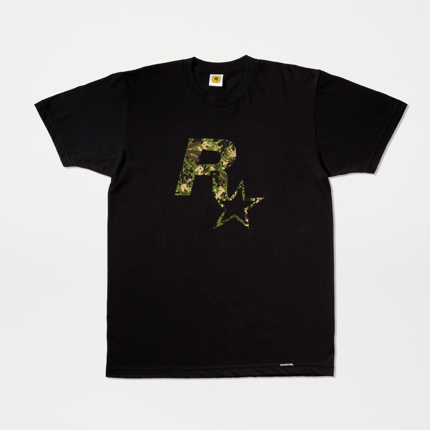 Black Rockstar Camo Tee