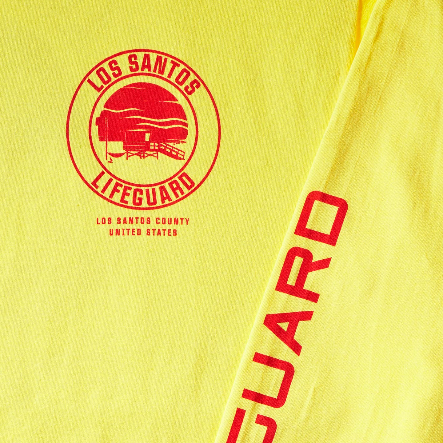 Yellow Los Santos Lifeguard Tee image 3